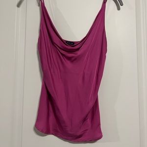 Blue Life Pink cowl neck top